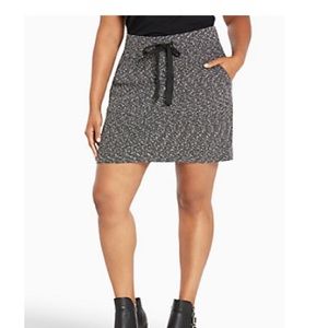 Torrid Knit Grey Mini Skirt With Pockets